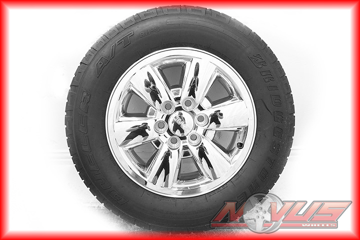 Chevy Tahoe Silverado Z71 Chrome Wheels Bridgestone Tires 20
