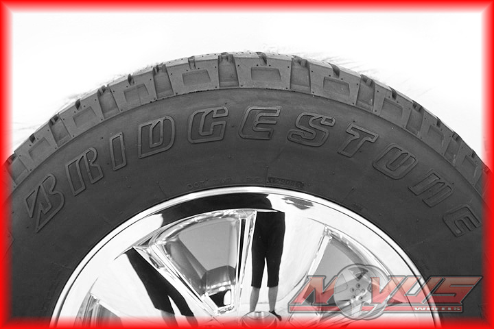 Chevy Tahoe Silverado Z71 Chrome Wheels Bridgestone Tires 20