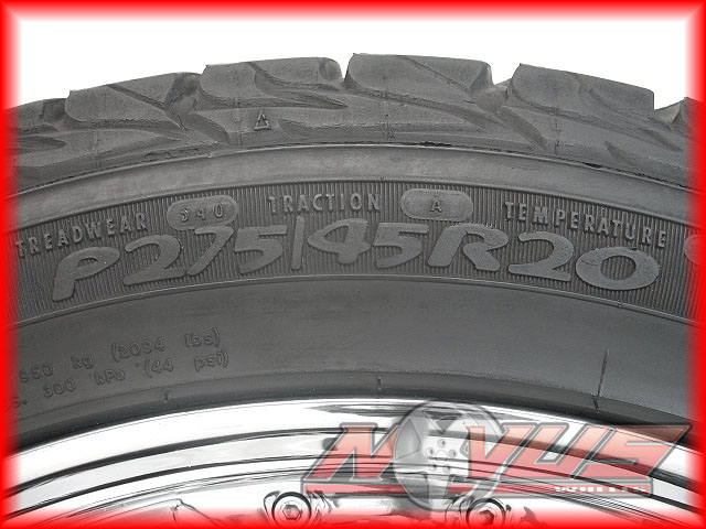 20 Driv Aftermarket Chrome Wheels Tires 5x114 3mm 275 45 20 18 22 24