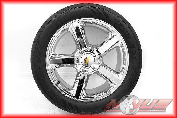 LTZ Silverado GMC Yukon Sierra Denali Chrome Wheels Tires 20