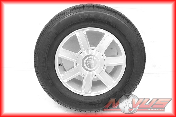 Escalade Chevy Tahoe Silverado GMC Yukon Sierra Wheels Tires 17