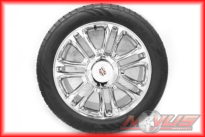 Escalade Platinum Chrome Wheels Tires Chevy Tahoe GMC Denali 20