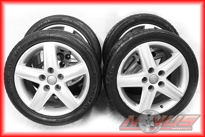17 AUDI A4 A5 A6 ALLOY OEM RIMS WHEELS TIRES OEM 16 18