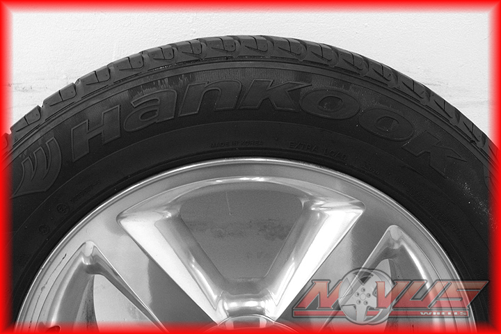 TAHOE LTZ SILVERADO OEM POLISHED WHEELS HANKOOK TIRES YUKON 22 18 24