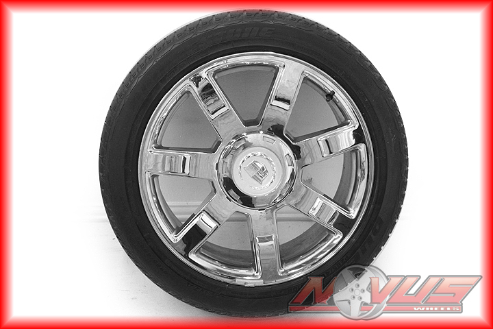 22" Cadillac Escalade Chrome Wheels Tires Chevy Tahoe GMC Factory 20 24