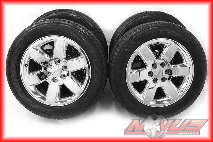 20" GMC Yukon Denali Tahoe Silverado Chrome Clad Rims Wheels Goodyear Tires 22