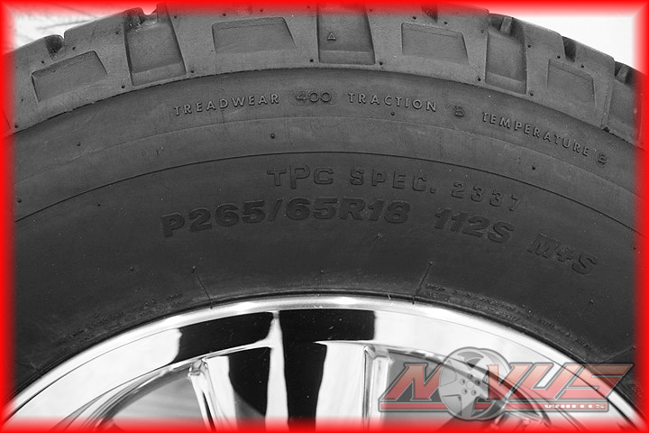 18 GMC SIERRA CHEVY TAHOE SILVERADO Z71 CHROME OEM WHEELS BRIDGESTONE