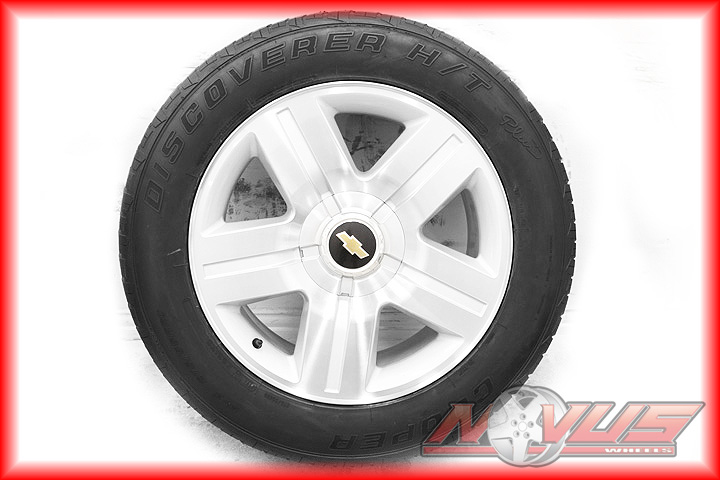SILVERADO LTZ TAHOE YUKON MACHINED WHEELS COOPER TIRES CAPS 22 17 OEM
