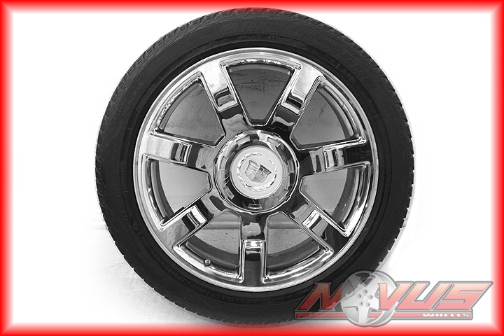22" Cadillac Escalade Chrome Wheels Tires Chevy Tahoe 20 18