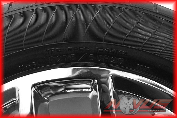 2014 20" GMC Yukon Sierra Denali Chevy Tahoe Silverado Wheels Goodyear Tires
