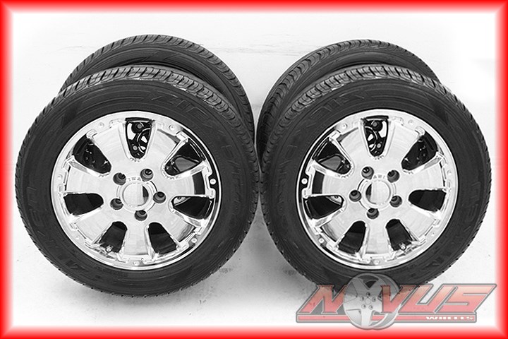 20" Toyota Tundra Sequoia Chrome Platinum Wheels Falken Tires Factory 22 18