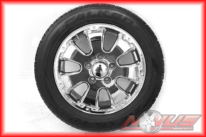 20" Toyota Tundra Sequoia Chrome Platinum Wheels Falken Tires Factory 22 18