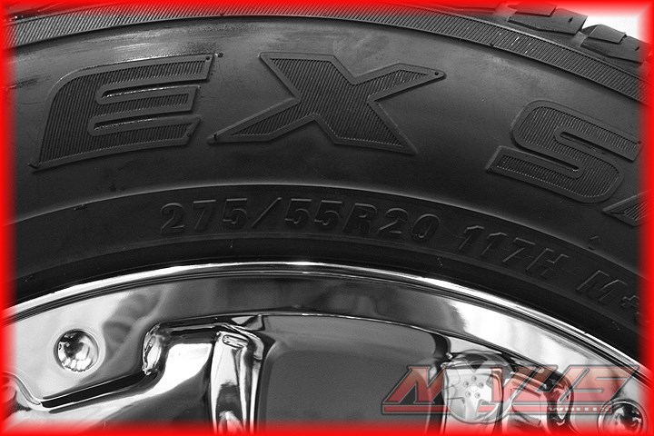 20" Toyota Tundra Sequoia Chrome Platinum Wheels Falken Tires Factory 22 18