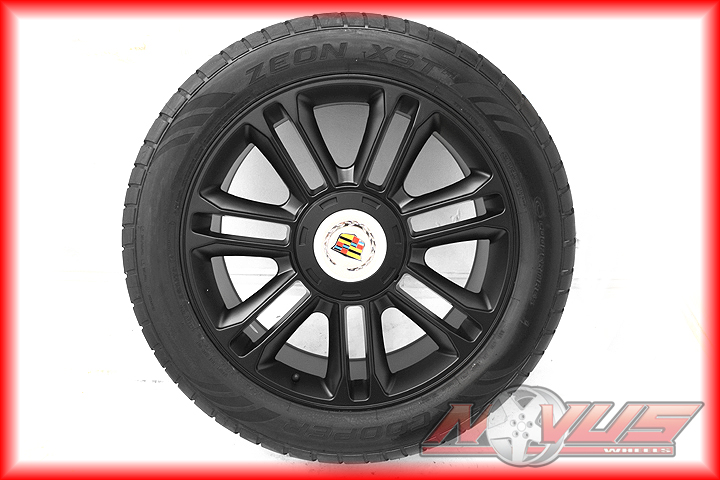 New 22" Cadillac Escalade Platinum Black Wheels Tires Chevy Tahoe GMC Denali 20