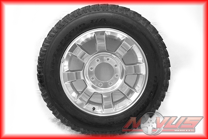 F250 F350 SUDERDUTY FX4 POLISHED KING RANCH WHEELS BFGOODRICH TIRES 18