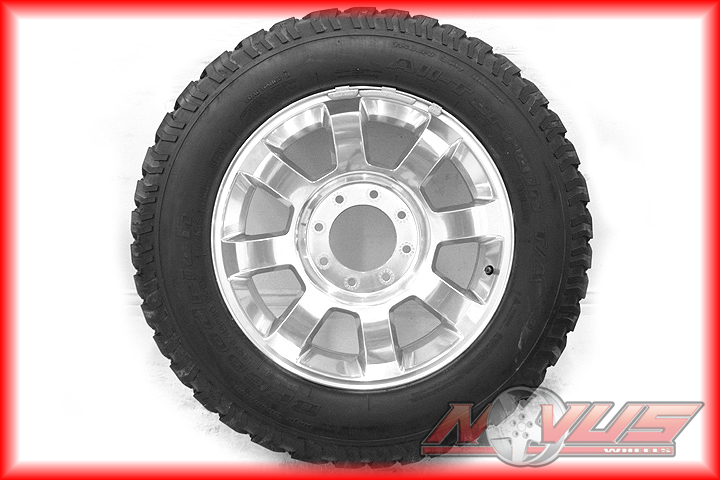F250 F350 SUDERDUTY FX4 POLISHED KING RANCH WHEELS BFGOODRICH TIRES 18