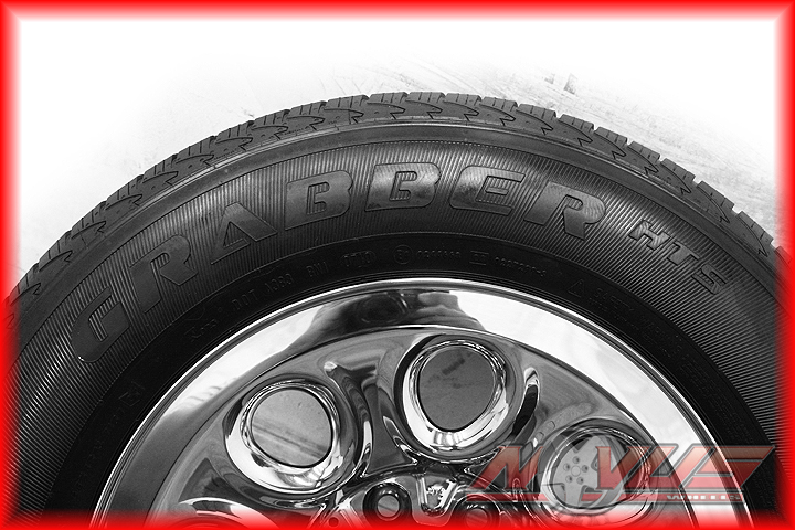 SILVERADO TAHOE GMC SIERRA YUKON CHROME WHEELS GENERAL TIRES 18 16