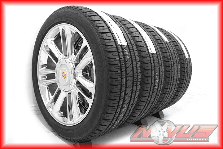 Escalade Platinum Chrome Wheels Bridgestone Tire 20 Tahoe Yukon