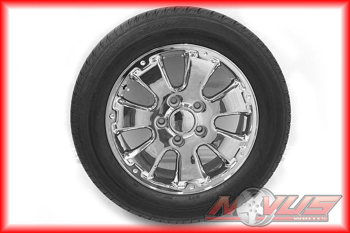 TUNDRA SEQUOIA 4RUNNER CHROME OEM WHEELS TIRES DUNLOP TIRES 18 22 17