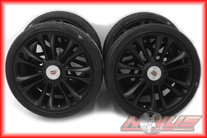 CADILLAC ESCALADE PLATINUM BLACK WHEELS TIRES GMC DENALI TAHOE 20 24