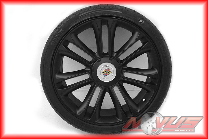 CADILLAC ESCALADE PLATINUM BLACK WHEELS TIRES GMC DENALI TAHOE 20 24