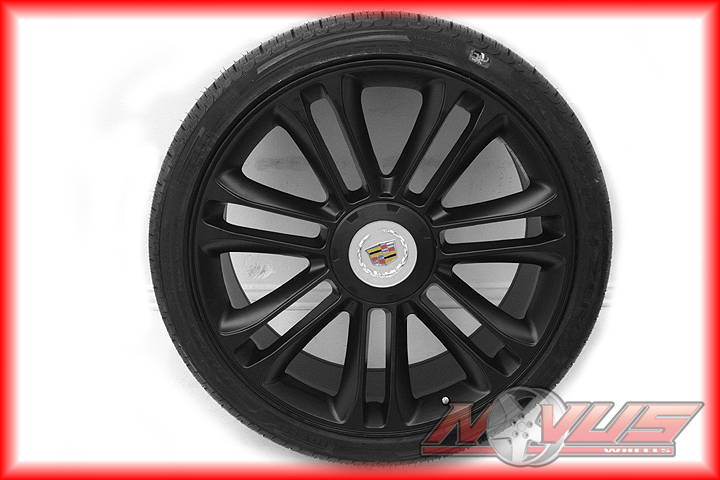 CADILLAC ESCALADE PLATINUM BLACK WHEELS TIRES GMC DENALI TAHOE 20 24