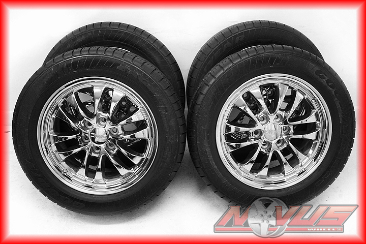 20 Chevy Silverado Tahoe Chrome Wheels Goodyear Eagle LS2 Tires GMC