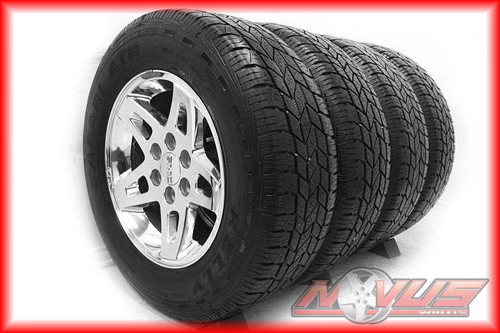 18" Chevy Tahoe Silverado Z71 GMC Sierra Yukon Chrome Wheels Tires 16 17 20