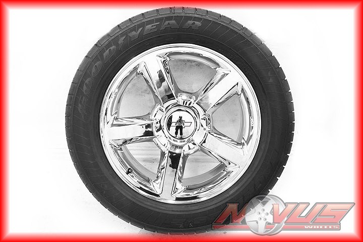 New 20" Chevy Tahoe LTZ Silverado Chrome GMC Yukon Sierra Wheels Tires 22