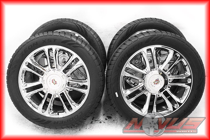 Escalade Platinum Chrome Wheels Tires Chevy Tahoe GMC Denali 20