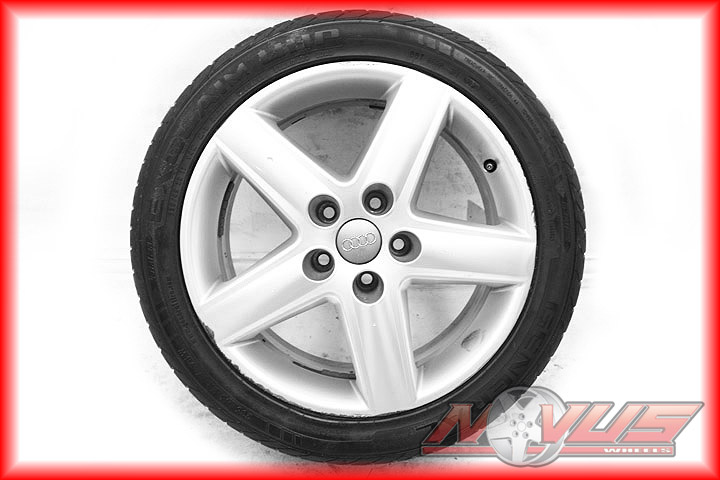 17 AUDI A4 A5 A6 ALLOY OEM RIMS WHEELS TIRES OEM 16 18