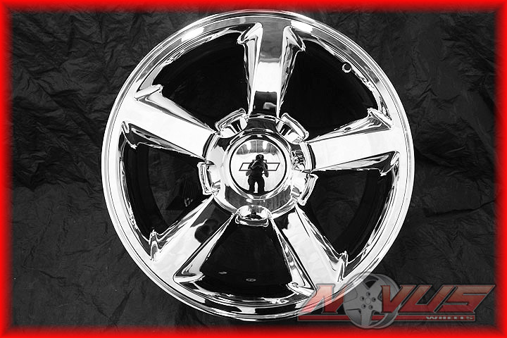 Tahoe LTZ Silverado GMC Yukon Sierra Denali Chrome Wheels 22 18