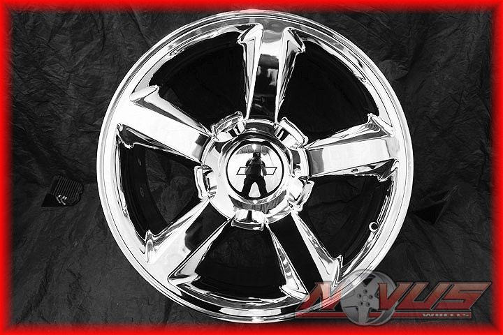 Tahoe LTZ Silverado GMC Yukon Sierra Denali Chrome Wheels 22 18