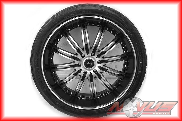 24" Velocity Black Wheels Cadillac Escalade Chevy Tahoe GMC Yukon Tires 22 20 26