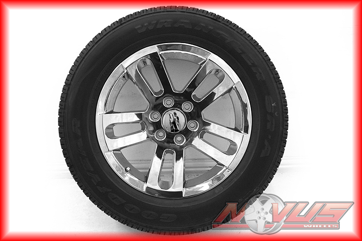 New 20" Chevy Silverado Tahoe GMC Sierra Yukon Chrome Wheels Goodyear Tires 18